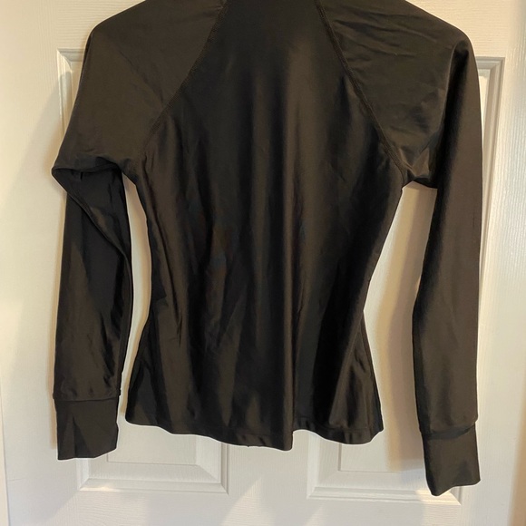 Women's Black Zip-Up RashGuard - Picture 13 of 15